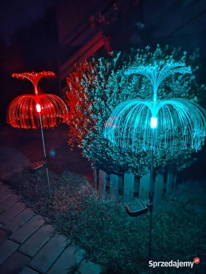 NOWE Lampki Solarne Ogrodowe LED trójwarstwowa Lampy ogrodowe śląskie