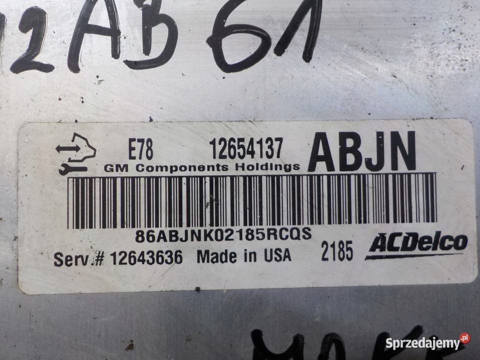 OPEL MOKKA A I 14 T 13r sterownik komputer Suków