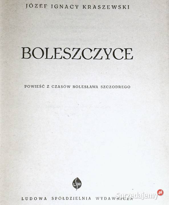 Boleszyce Józef Ignacy Kraszewski Pozostałe Chełm
