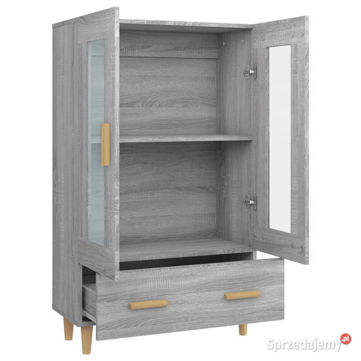 Szafka szary dąb sonoma 70x31x115 materiał Warszawa