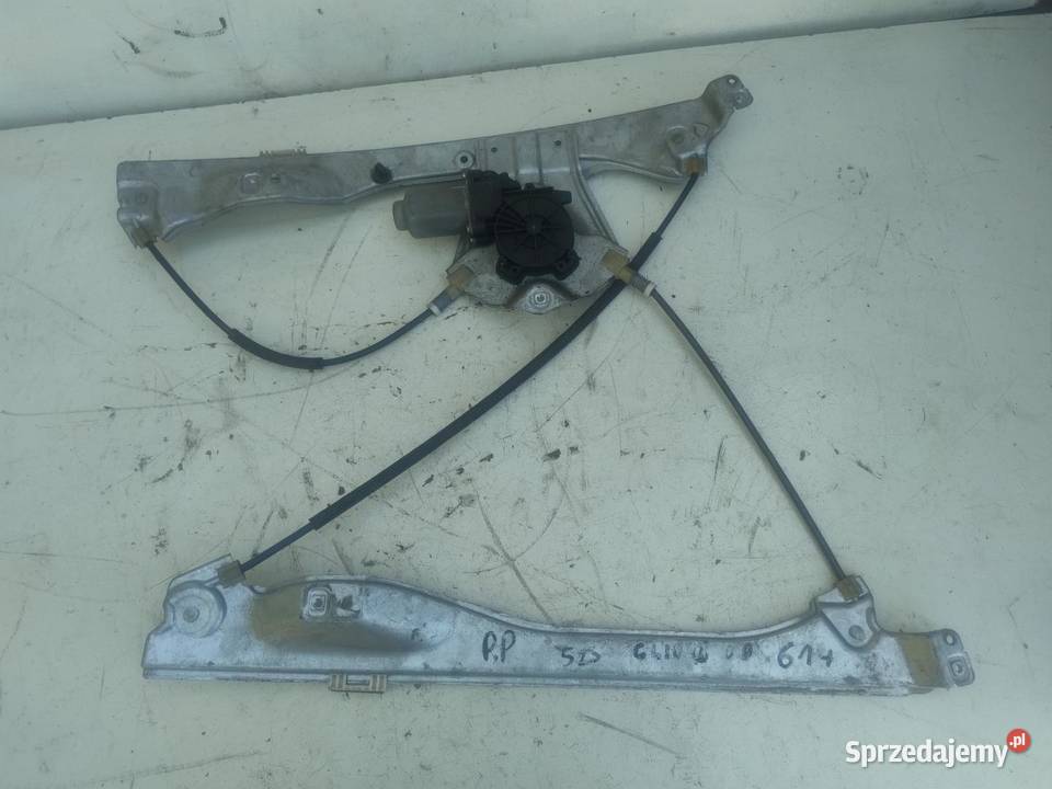 MECHANIZM PODNOŚNIK SZYBY PRAWY PRZÓD RENAULT sprzedam