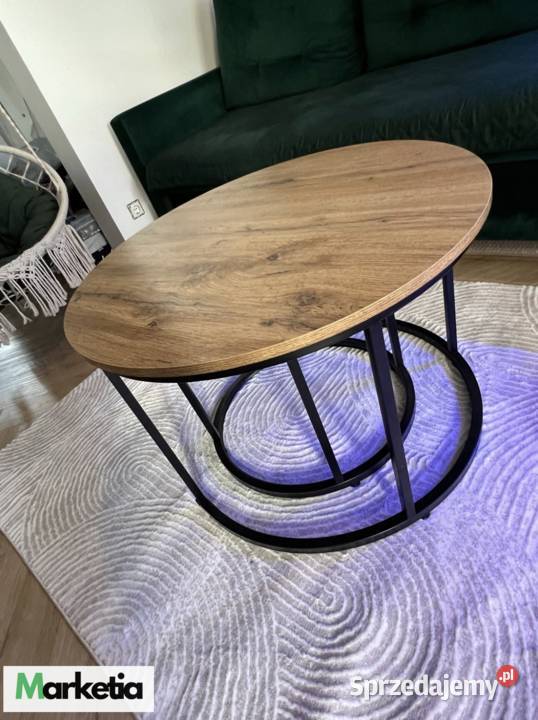 Fabrycznie Nowy Stolik KAWOWY loft okrągłe łódzkie Łódź