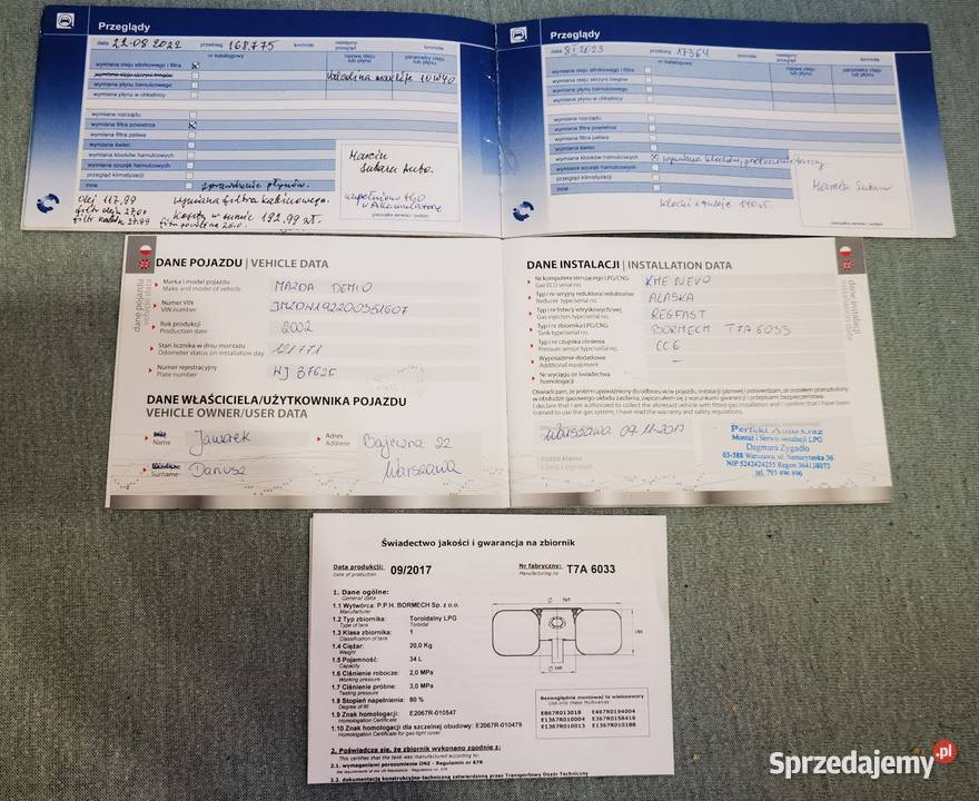 Mazda Demio 13 KAT LPG GAZ Klimatyzacja Spalanie 185000km Demio mazowieckie