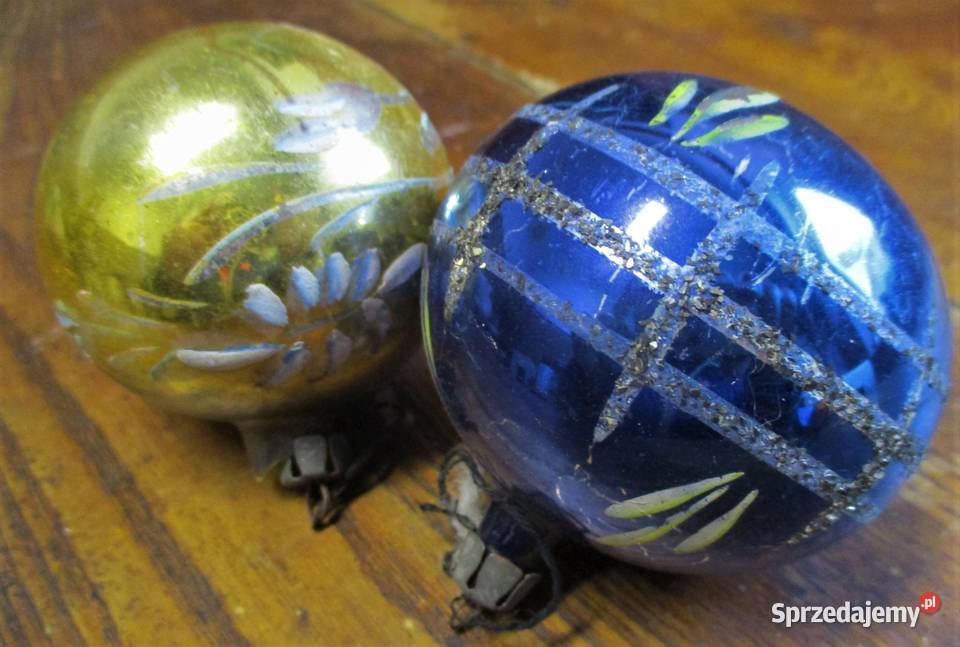 Bombki Szklane lata 60 PRL Antyki, Sztuka, Kolekcje