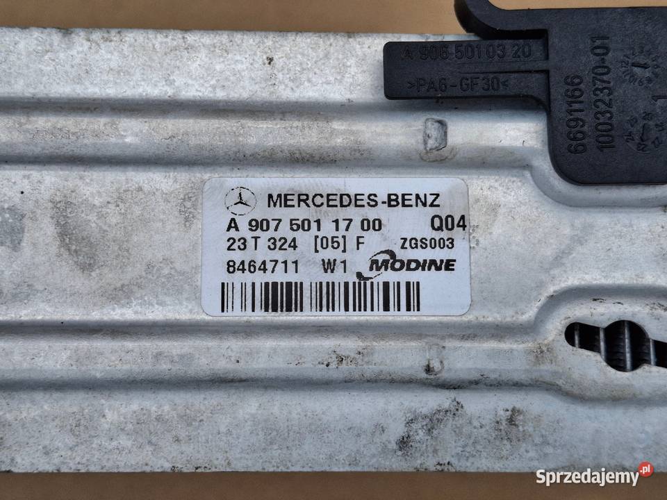 MERCEDES SPRINTER W907 W910 INTERCOOLER Chłodnice powietrza (intercoolery) lubuskie Bieleń