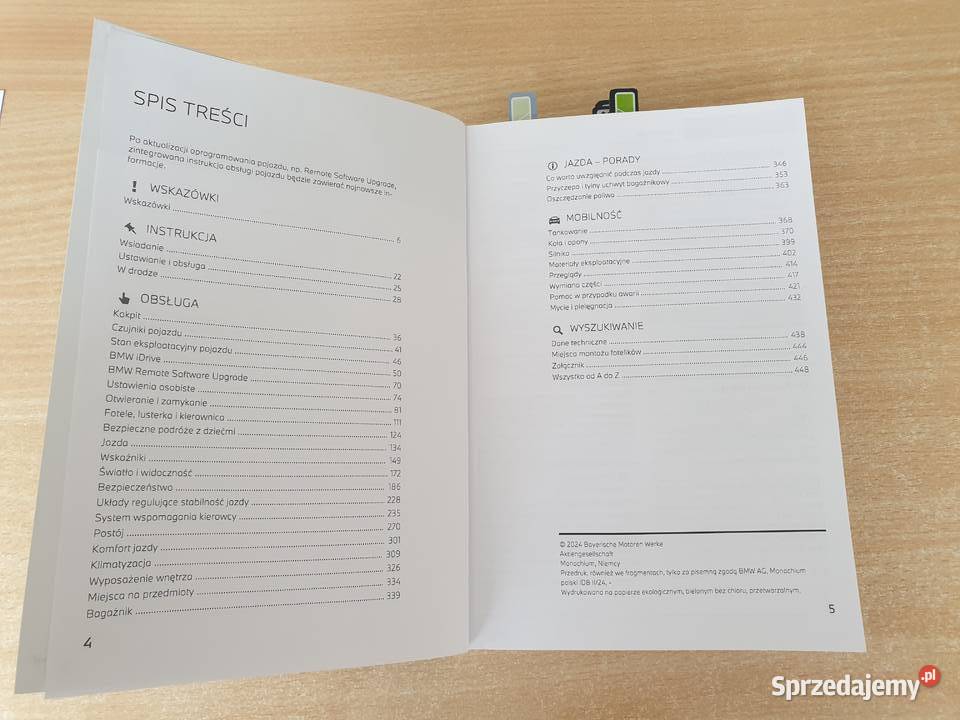 Instrukcja obsługi BMW X6 2024 X6 2009 X3 2012 Piła
