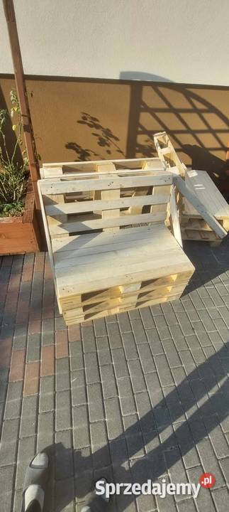 Ławka z palet szerokosc100 wyszlifowana Ławy i ławki Przodkowo