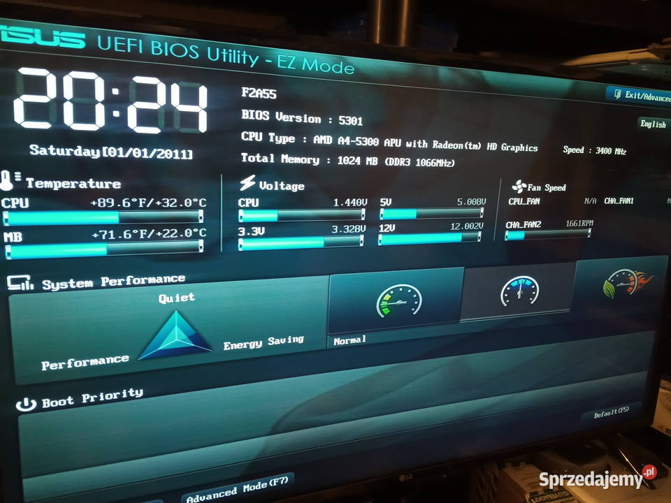 Plyta Główna ASUS F2A55 Procesor AMD A45300 Poznań