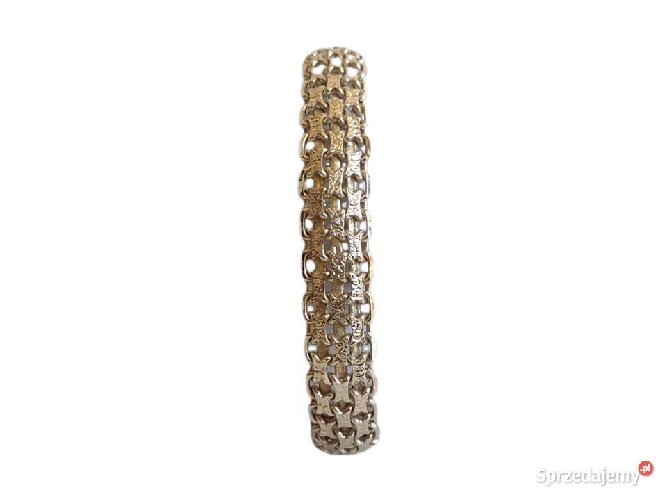 7344 Efektowna Włoska Diamentowana Bransoletka Kędzierzyn-Koźle