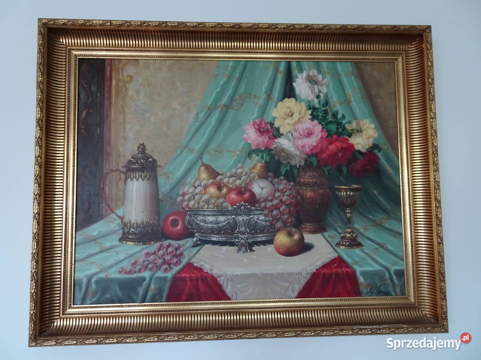 Obraz olejny Martwa natura Puławy
