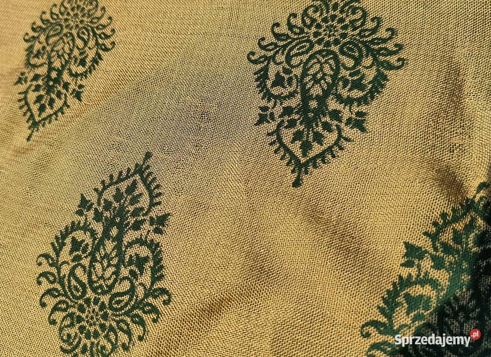 Duża chusta orientalna dupatta wzór boho żółta Pozostałe Szczecin