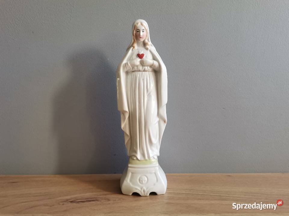 Stara figurka porcelanowa Matka Boska śląskie Katowice