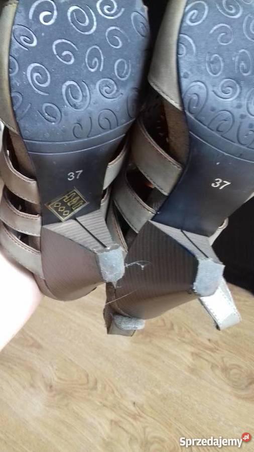 Sandały na obcasie 37 warmińsko-mazurskie Iława