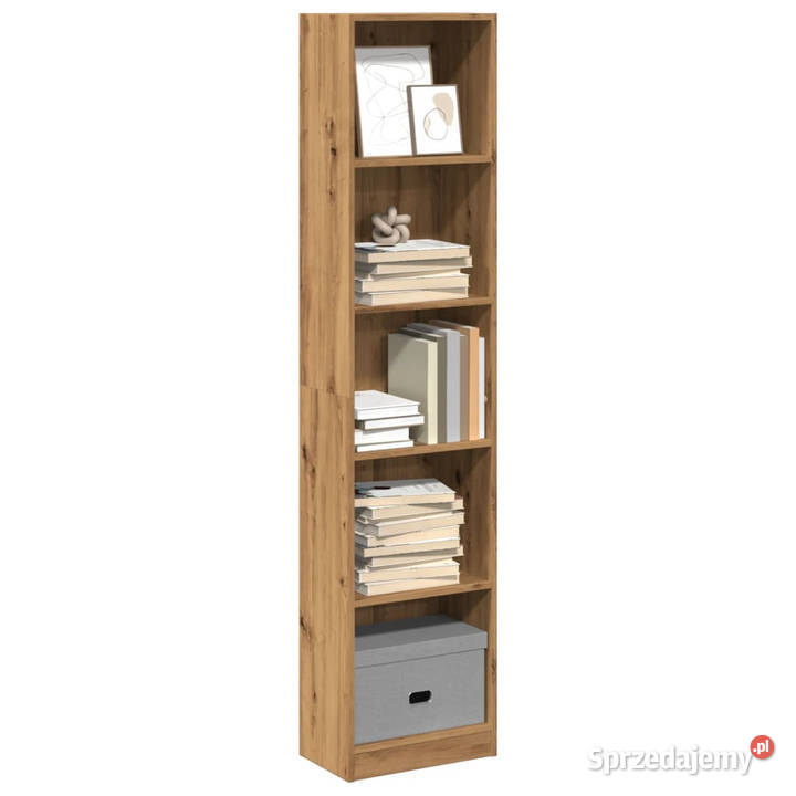 Regał dąb artisian 40x24x176 materiał Warszawa