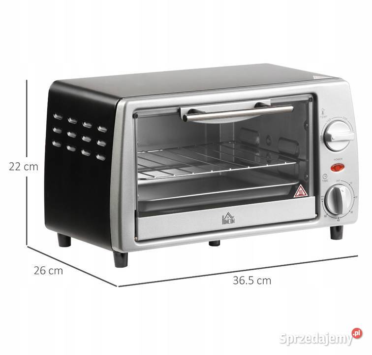 Piekarnik elektryczny 10L 365x26x22 regulacja