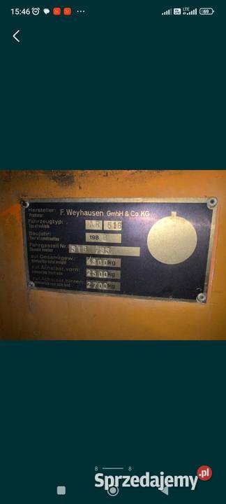 Ładowarka łamana Atlas 51b Kramer widły krokodyl Ostrzeszów