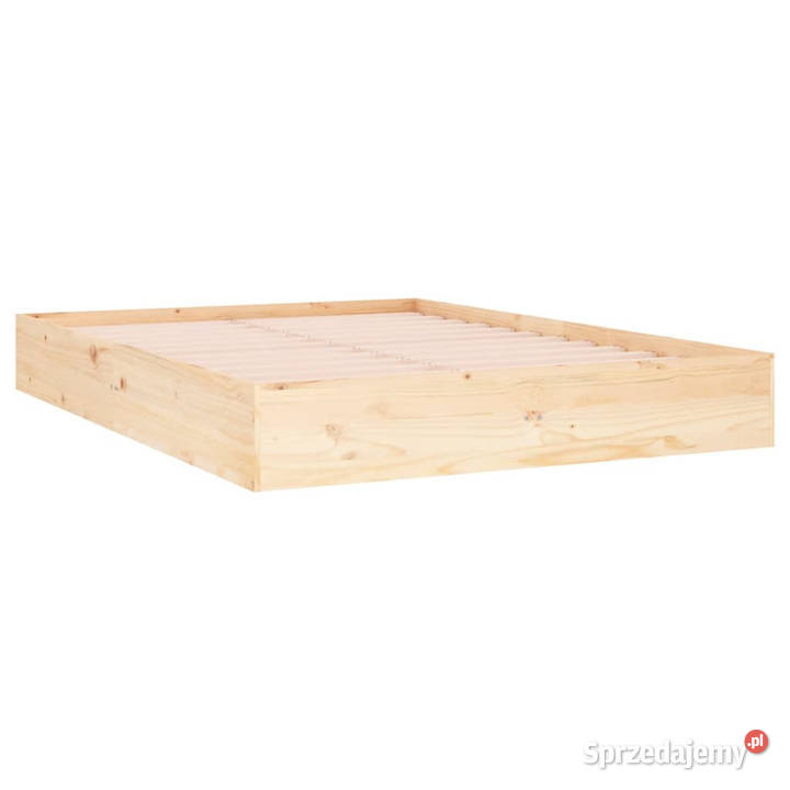 Rama łóżka lite drewno podwójna 135x190 WM820077 mazowieckie Warszawa