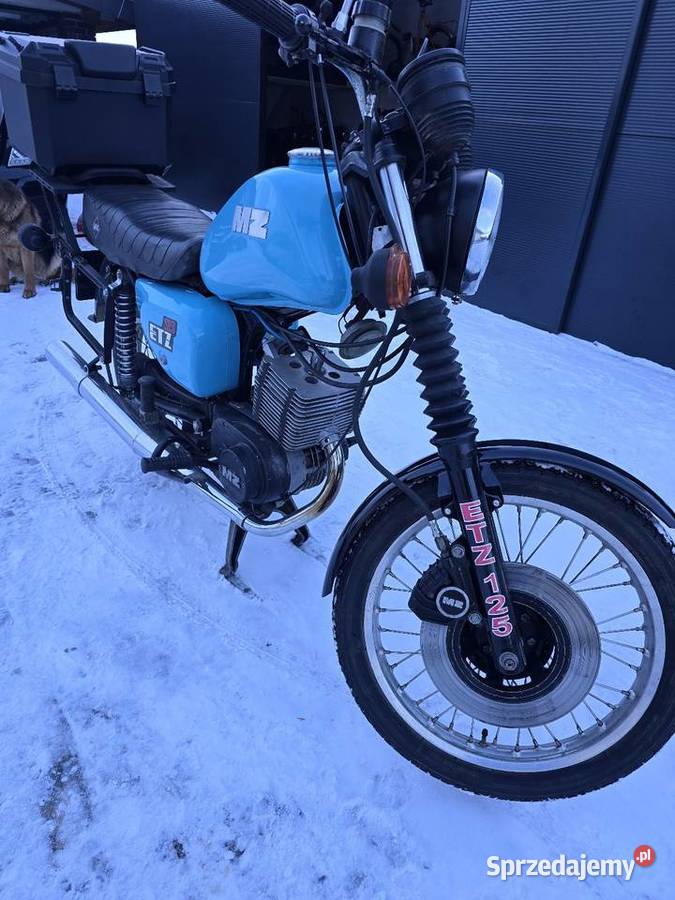 MZ etz 125 zarejestrowana wielkopolskie
