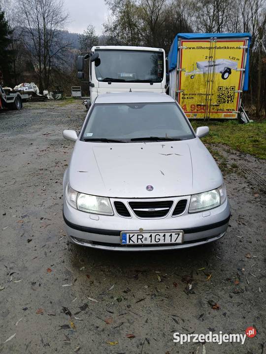 Saab 23 Turbo Automat LPG uszkodzony Lipnica Wielka