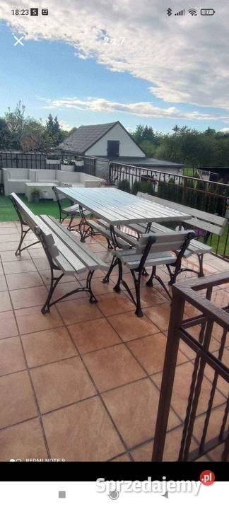 Meble ogrodowe stół ławka krzesło Krosno