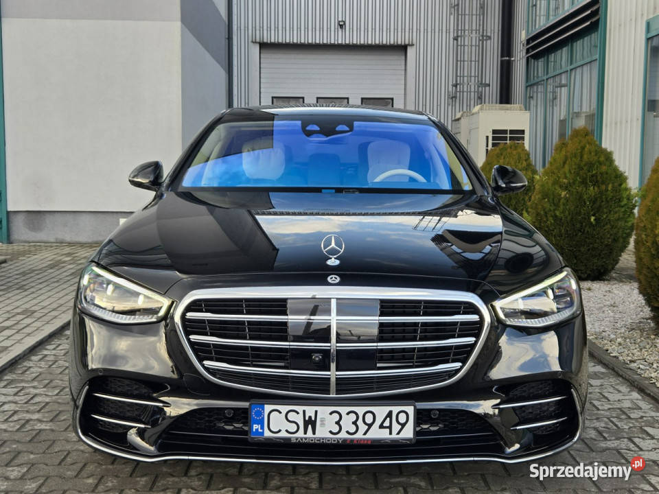 Mercedes S 450 d 4Matic Long Skrętna oś Webasto ESP Węgrzce