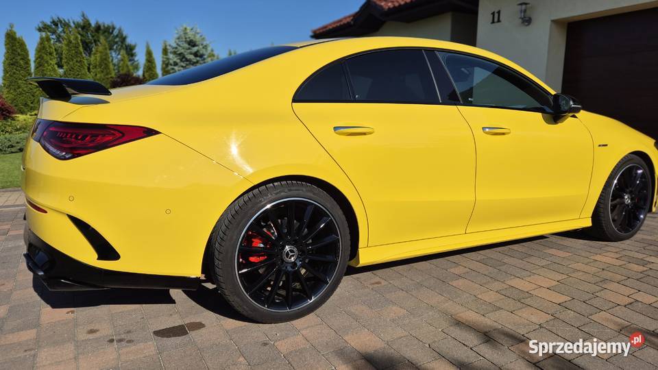 Mercedes CLA 200 kajowy bezwypadkowy łódzkie Tomaszów Mazowiecki