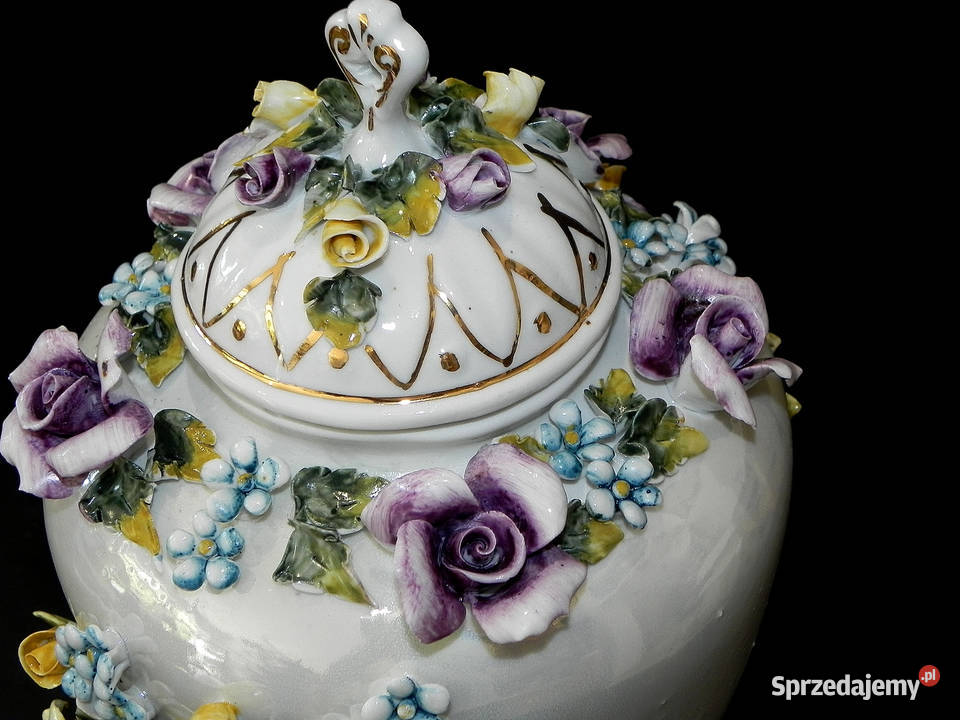 Roceram porcelana Waza Isabela pięknie zdobiona Porcelana i szkło Środa Wielkopolska sprzedam
