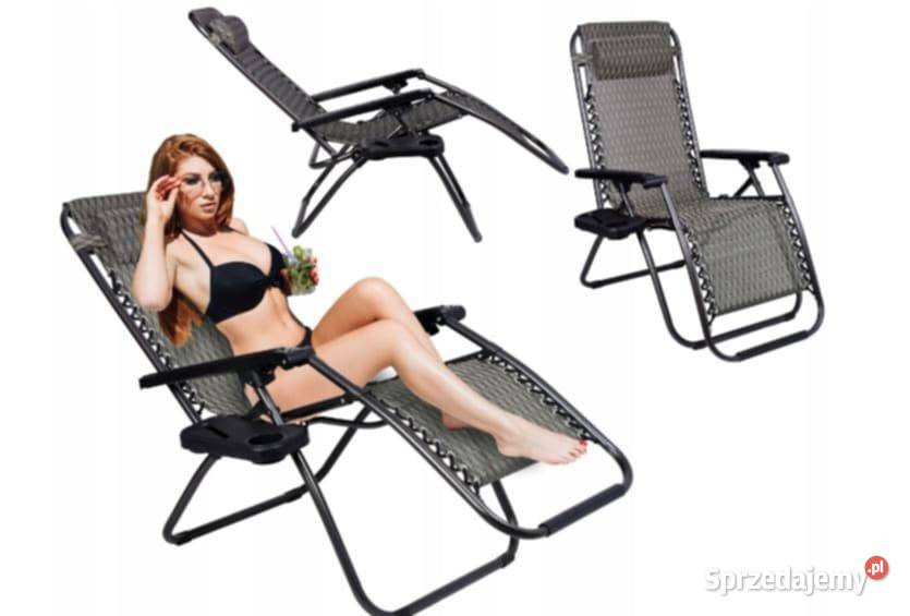leżak ogrodowyplażowy z możliwością rozkładania Poznań