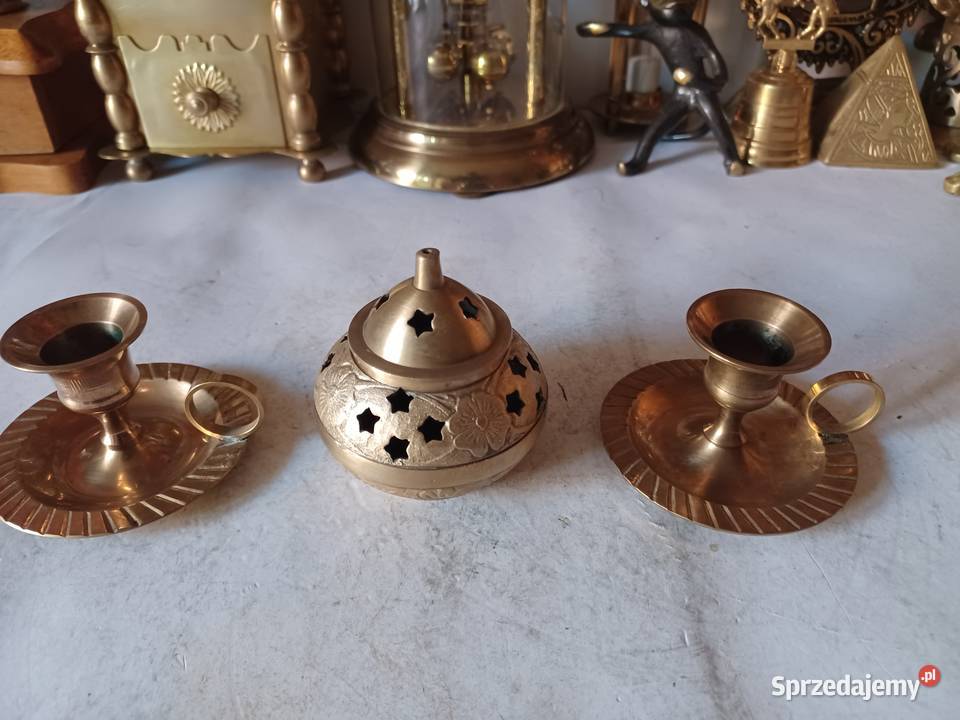 Komplet dwóch kaganków i kadzielnica Kolekcja Pozostałe Poznań