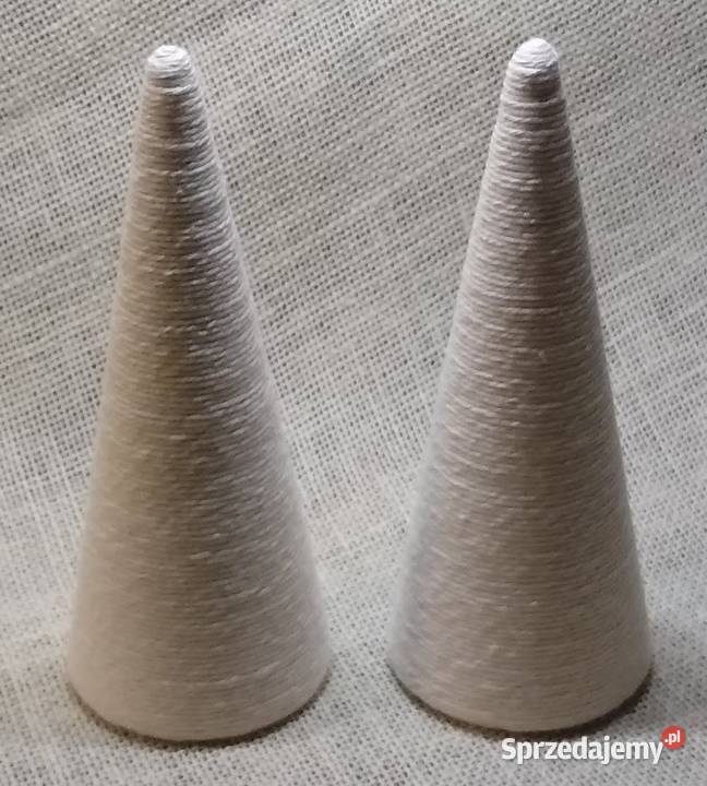 Stożek Styropianowy Baza Choinka Ozdoba Sznurek Rękodzieło Antyki, Sztuka, Kolekcje Gdańsk