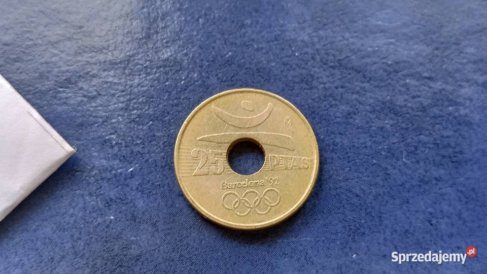 Stare monety 25 ptas 1990 Hiszpania Lesko