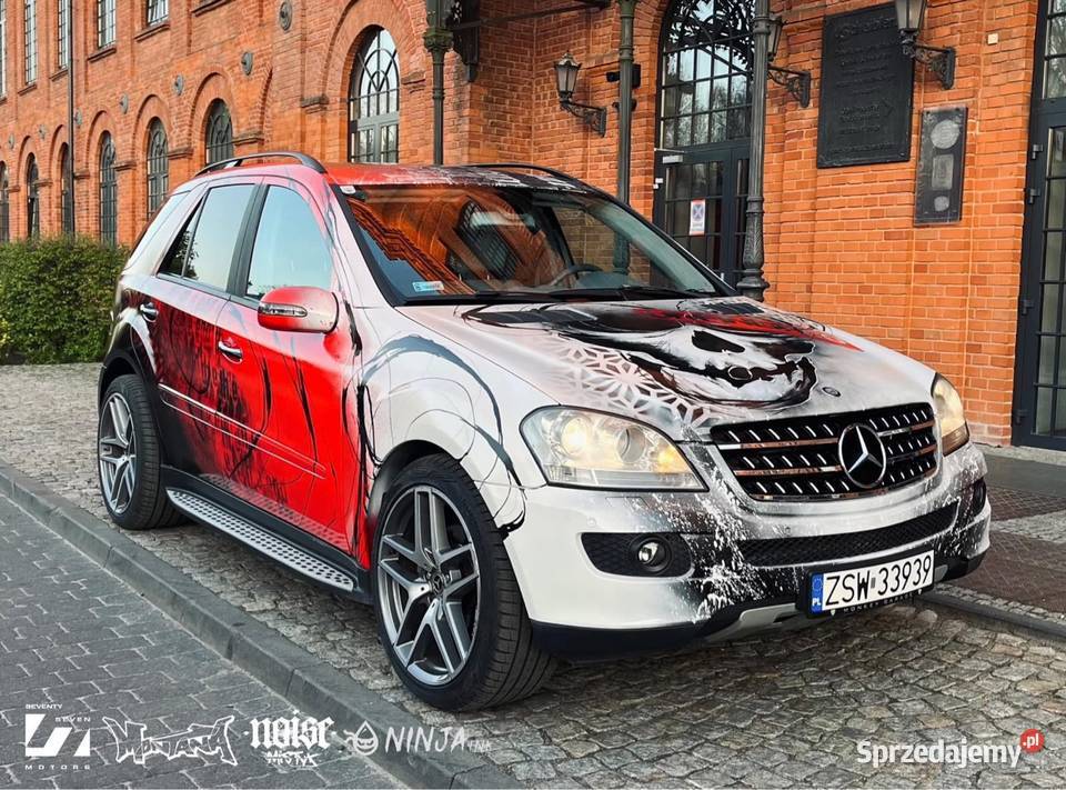 OKAZJA Mercedes ML 280 30d 4x4 Ręcznie Malowany Mrągowo