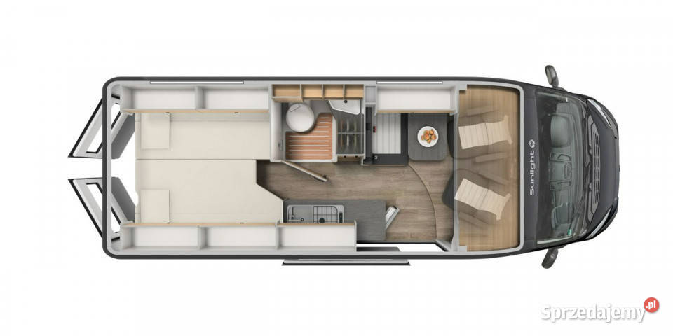 samochody kempingowe Sunlight Cliff 640 Bogato Kampery