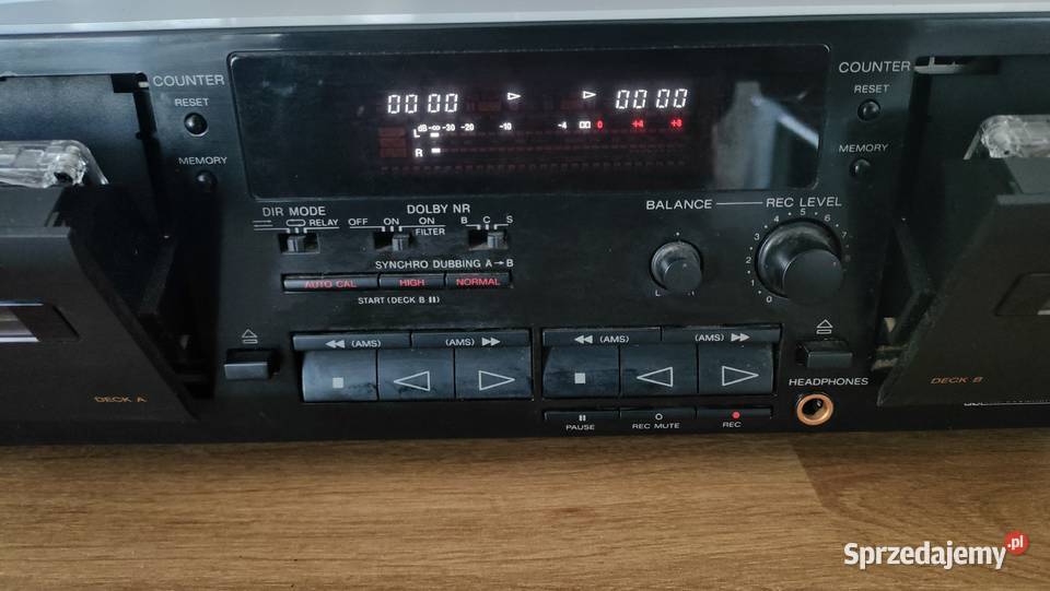 Magnetofon dwukasetowy Sony TCWR635S Auto