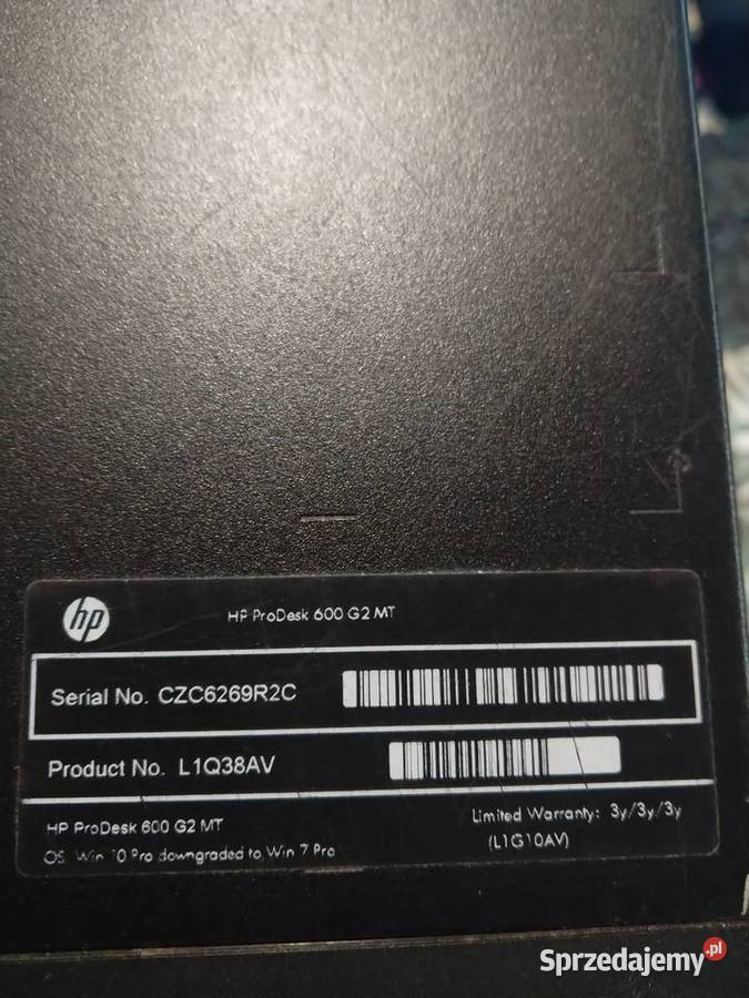 HP Prodesk 600 G2 MT Izdebnik
