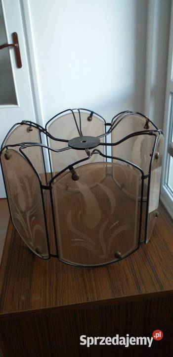 Żyrandol szklanometalowy Warszawa