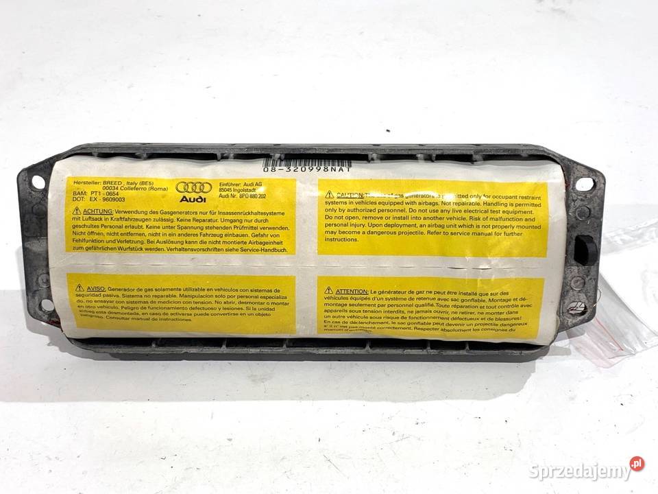 PODUSZKA POWIETRZNA PASAŻERA AUDI A3 8P Poduszki powietrzne