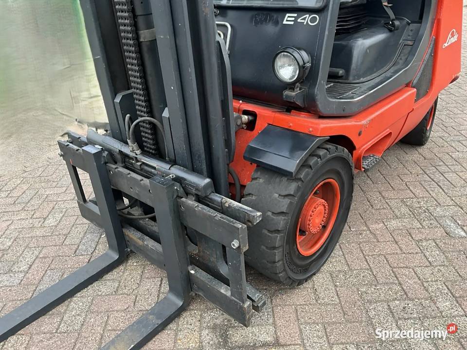 Wózek widłowy elektryczny 4 tony Linde E 40 P sprzedam