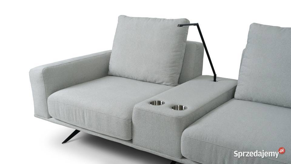 Narożnik Sines z barkiem w tkaninie NURIEL 300 97cm Woźniki sprzedam