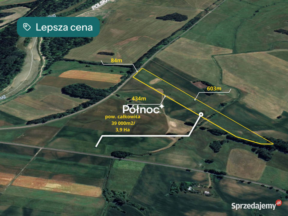 Ziemia rolna o pow 39 Ha w gminie Terespol