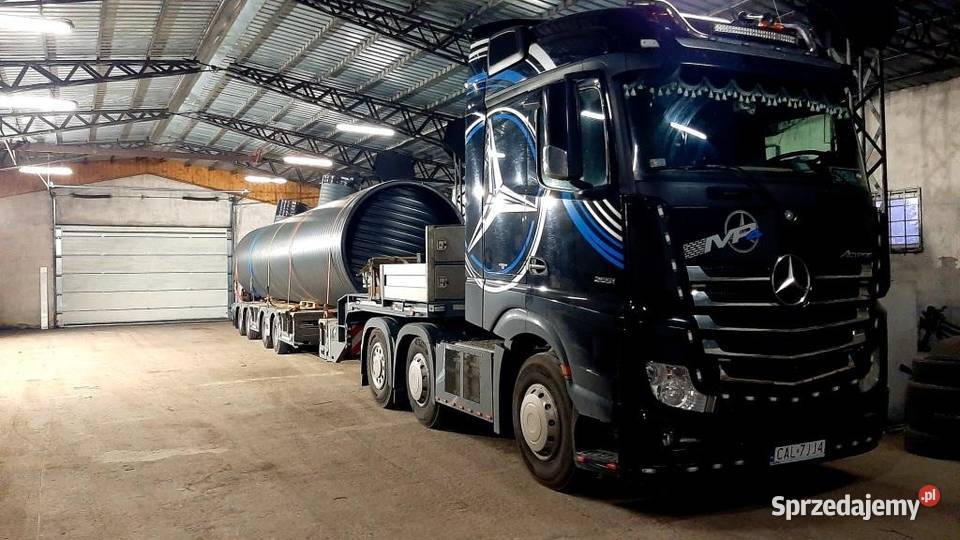 transport niskopodwoziowy laweta maszyny