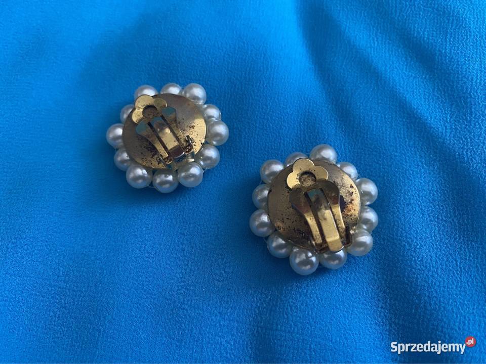 klipsy perełki z czasów PRLu w kształcie
