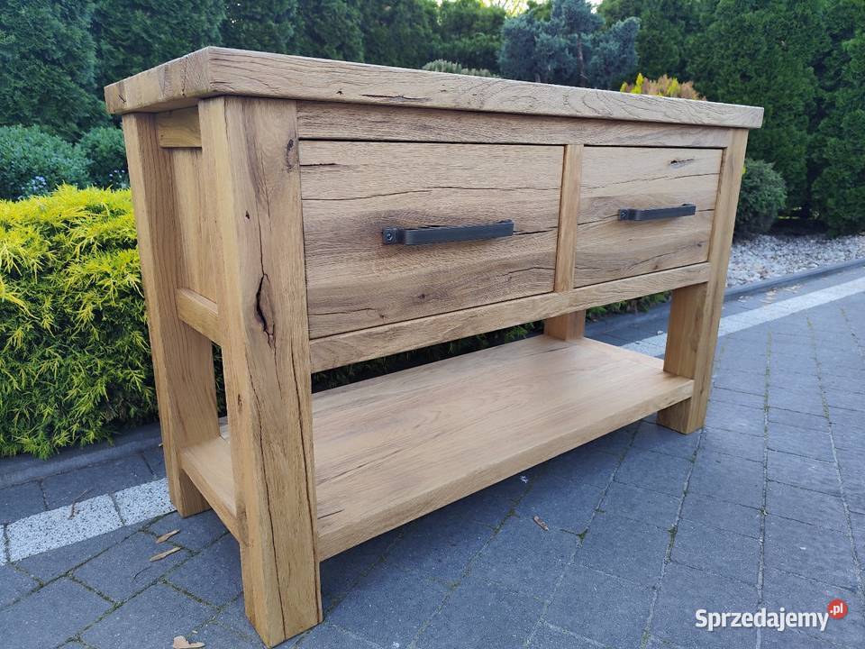 Komoda szafka łazienkowa rustykalna dębowa Zduńska Wola