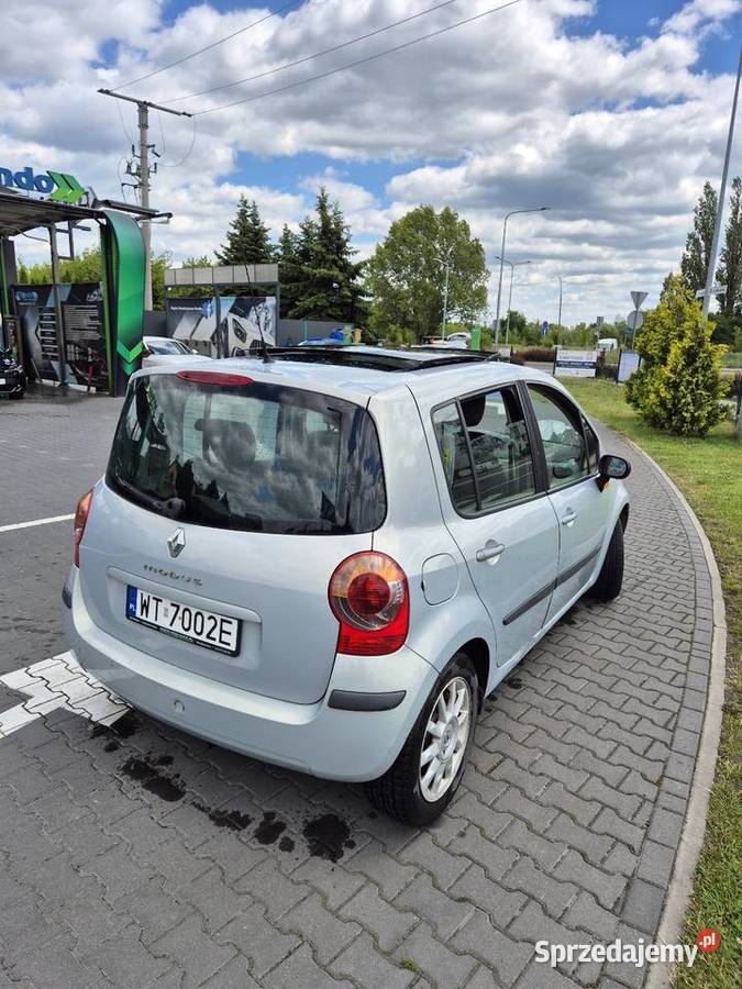 Renault Modus 16 klima panorama tempomat Hatchback mazowieckie Zgorzała sprzedam