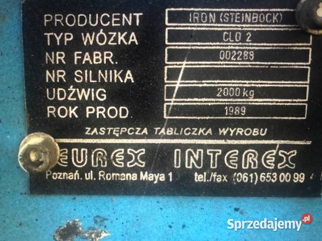 Wózek Widłowy Clark Linde Promag Bułgar Irion Jastrzębniki sprzedam
