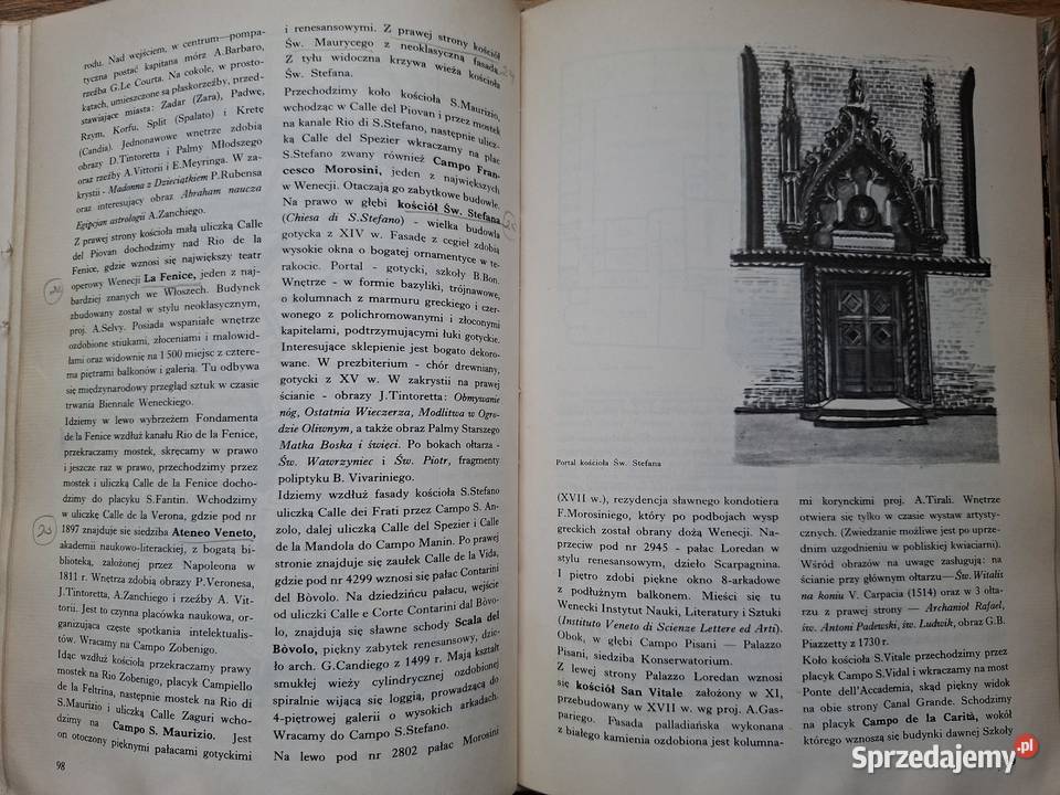 Wenecja i przewodnik turystyczny KAW Rok wydania 1980 Kraków