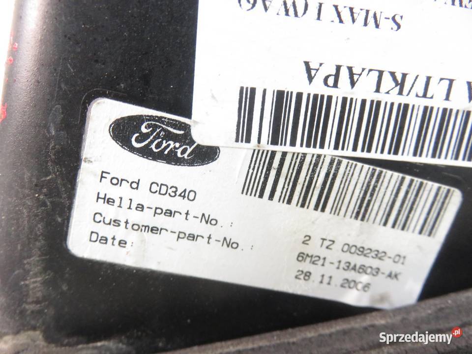 LAMPA LEWA TYLNA KLAPA FORD S I WA6 osobowe małopolskie