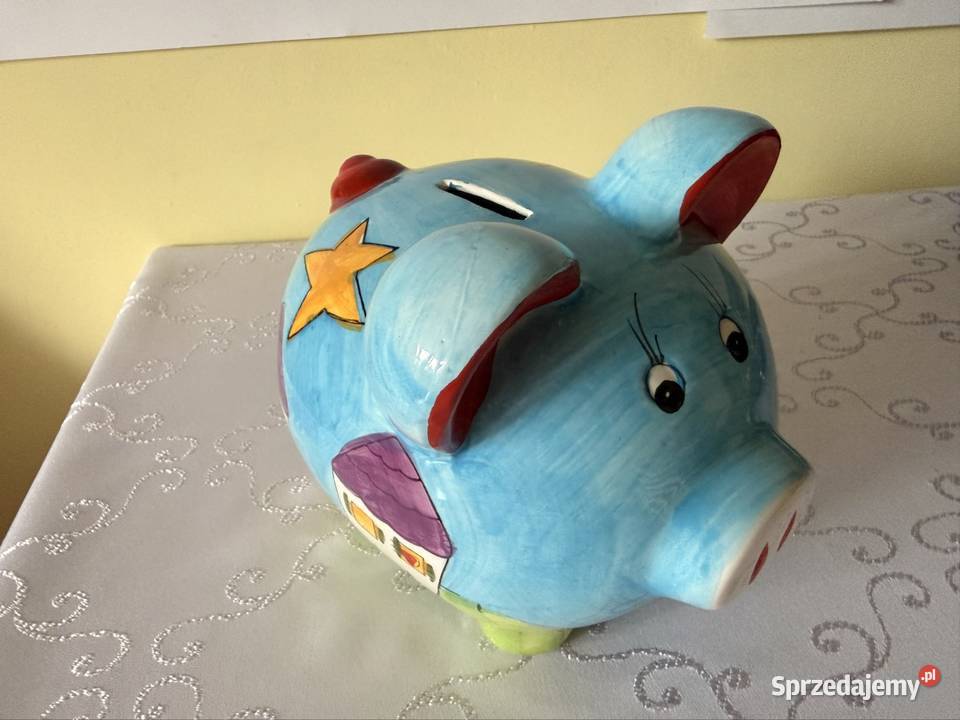 Ceramiczna skarbonka świnka vintage lata 80 śląskie Czerwionka-Leszczyny