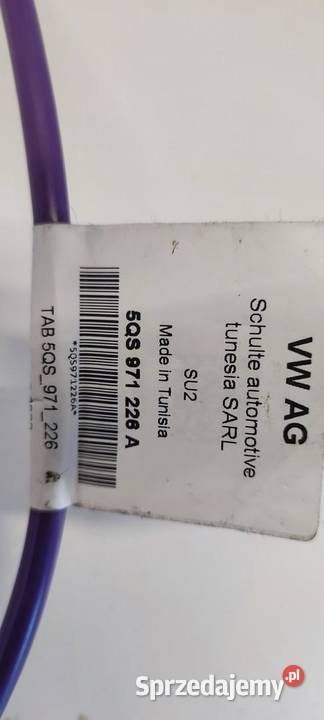 VW TAYRON WIĄZKA AKUMULATORA 5QS971226A osobowe