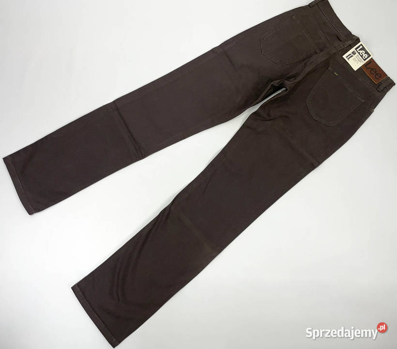Spodnie męskie Lee Brooklyn Straight Brown W30 Pisz